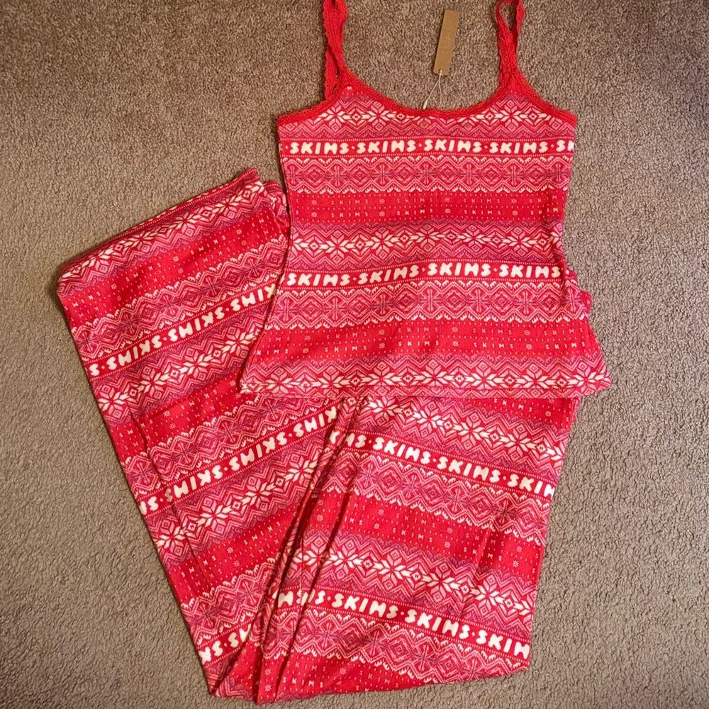 Skims Christmas PJ Set